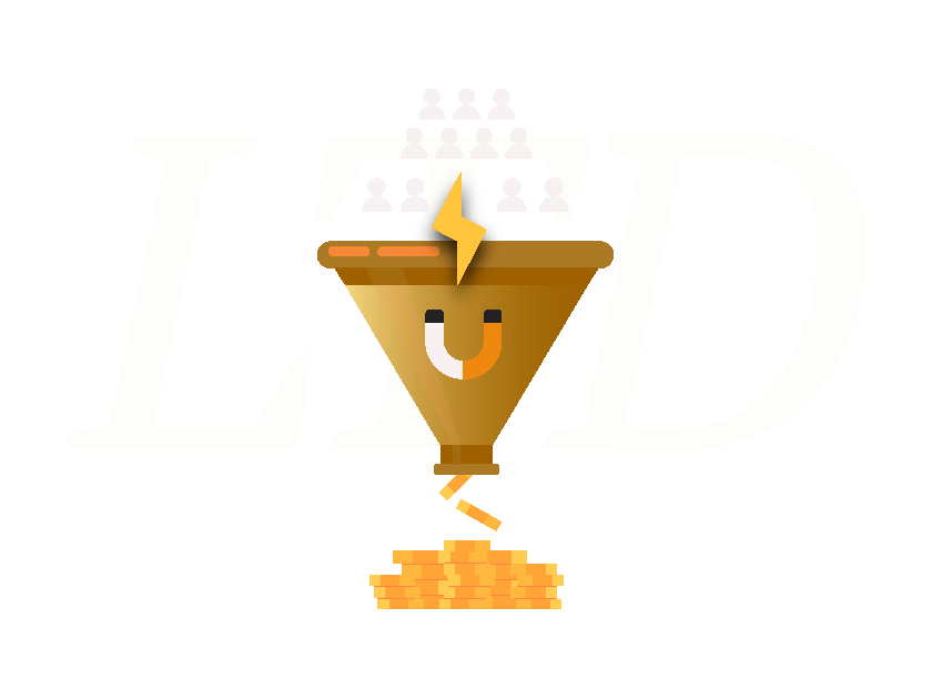 Funil de geração de leads — Cartilha LTD